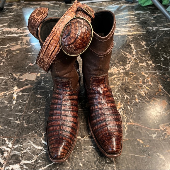 CUADRA FUSCUS BOOT WITH BELT 40. Good condition look at pictures - Picture 2 of 16